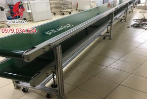 Băng Tải PVC Dùng Trong Nhà Máy Sản Xuất